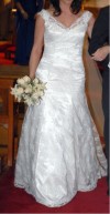 vendo vestido de novia usado. diseñado por maricel espinola