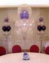 decoracion con globos, centros de mesa con globos , todo globos , arcos 