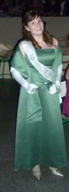 vendo vestido verde.material raso a $45.000