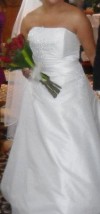 vendo hermoso vestido de novia y pajes