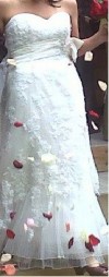 vendo mi vestido novia cymbeline, 100% francés, t.40-42
