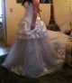 lindo vestido de novia tipo corset 