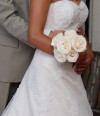 vestido de novia color champagne talla 38-40 importado