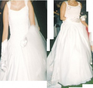 Silvia Monjes Anuncios gratis para novios en Santiago |  Vendo Vestido de novia , Talla 40-42,es ajustable, con velo y falso incluido 