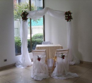 ARI Anuncios gratis para novios en Santiago |  ARCO DE FLORES Y GASAS, ARCO DE FLORES PARA NOVIAS 