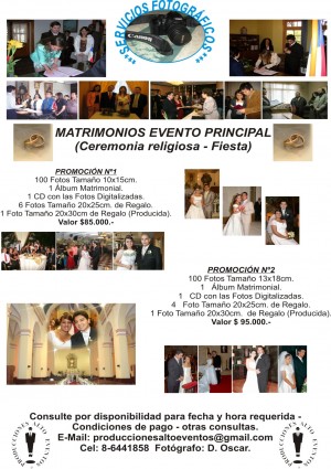 Oscar Anuncios gratis para novios en Santiago |  Fotograf&iacute;a profesional para novios, matrimonios, bodas, eventos Fotos, fotograf&iacute;a matrimonios bodas eventos, Oscar
