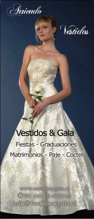 LINA Anuncios gratis para novios en La Florida |  ARRIENDO VESTIDOS FIESTA, MATRIMONIOS, EVENTOS, COCTEL, FANTASIA, ARRIENDOS DE VESTIDOS DE FIESTA DESDE 15.000