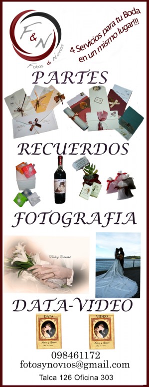 FOTOSYNOVIOS Anuncios gratis para novios en Puerto Montt |  PARTES MATRIMONIO, CLASICOS-RUSTIOS-MODERNOS-CON FOTOGRAF&Iacute;A... PERSONALIZADOS