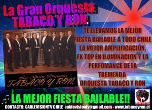 LA GRAN ORQUESTA TABACO Y RON    Anuncios gratis para novios en La Reina |  ORQUESTA BAILABLE TABACO Y RON!!, EN TU MATRIMONIO