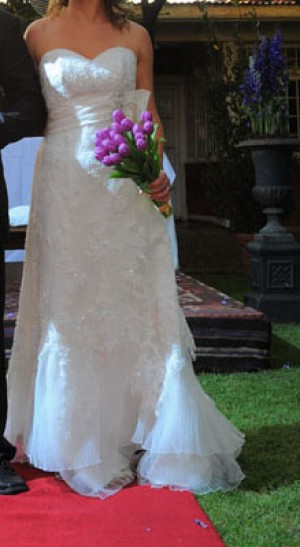 Mar&iacute;a Eugenia Anuncios gratis para novios en Providencia |  Vendo mi espectacular vestido de novia, Vestido franc&eacute;s con encaje, bordado e incurstaciones de pidras, mostacillas