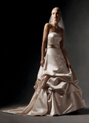 Carolina Anuncios gratis para novios en &Ntilde;u&ntilde;oa |  Vestido de novia Satin blanco y velo, traido desde EEUU