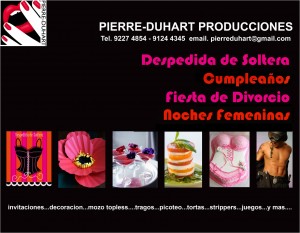 Pierre Duhart Producciones Anuncios gratis para novios en Providencia |  Despedida de Solteras, Cumplea&ntilde;os, Animaciones, BabyShower, Todos los eventos exclusivo a las mujeres