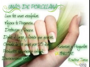 romina ja&ntilde;a Anuncios gratis para novios en Quinta Normal |  realizo excelente u&ntilde;as de porcelana, manicure, decoraciones, spa de manos