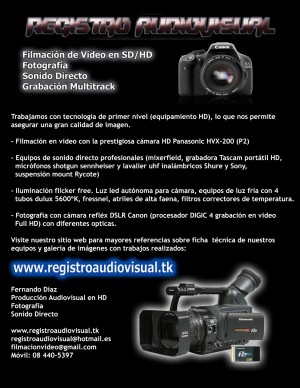 Fernando D&iacute;az Anuncios gratis para novios en Santiago |  Filmaci&oacute;n Profesional y Fotograf&iacute;a , Registro Audiovisual