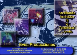 even Anuncios gratis para novios en Las Condes |  vj, pantallas, diaporamas, para matrimonios, aniversarios, celebraciones, fiestas, cumplea&ntilde;os, audio, luces, a domicilio