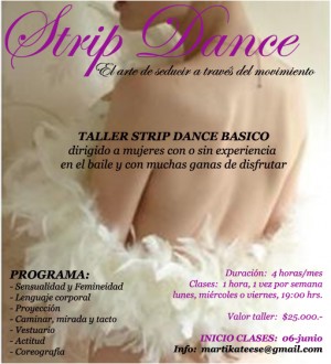 Martika  Teese Anuncios gratis para novios en &Ntilde;u&ntilde;oa |  TalleR de StripDance B&aacute;sico, El Arte de Seducir