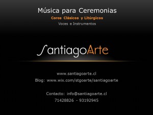 Musicos profesionales SantiagoArte Anuncios gratis para novios en La Reina |  Musica coros matrimonios, M&uacute;sica coros para la iglesia en La Reina , SantiagoArte musicos profesionales