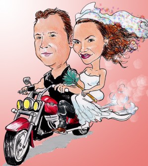 Carlos Lopez Anuncios gratis para novios en Concepci&oacute;n |  El mejor caricaturista de novios., La caricatura oficial de los novios