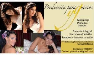 Yanira Anuncios gratis para novios en La Florida |  Maquillaje y Peinados para novias, Servicio a domicilio,Retratos, Asesor&iacute;a integral para novias, tocados y tiaras seg&uacute;n tu estilo, Retratos