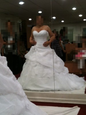 Daniela Vega P. Anuncios gratis para novios en Quilicura |  Vestido de Novia, Vestido Novia Blanco Organza una postura.