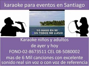  KARAOKE A DOMICILIO Anuncios gratis para novios en Santiago |  Karaoke animacion amplificacion de sonido karaoke a domicilio, Luces � humo � sonido � musica � dj