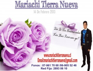 MARIACHI TIERRA NUEVA Anuncios gratis para novios en Santiago |  Mariachis y Serenatas Dia De Los Enamorados.Red Fija:28930610, Canciones a Pedido Extenso Repertorio !!!