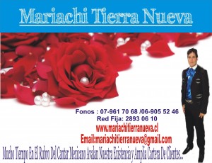 MARIACHI TIERRA NUEVA Anuncios gratis para novios en Santiago |   Serenatas Para Reflejar Tu Amor.Red Fija:28930610, Incre&iacute;ble Repertorio !!!