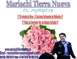 MARIACHI TIERRA NUEVA Anuncios gratis para novios en Santiago |  Mariachis Para Enamorar .Red Fija:28930610,  !!!  Una Serenata...La Mejor Forma De Enamorar !!!
