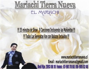 MARIACHI TIERRA NUEVA Anuncios gratis para novios en Santiago |  Mariachis y Serenatas De Gusto Refinado. Red Fija: 28930610, ��� Cantar&aacute;s, Bailar&aacute;s, Te Emocionar&aacute;s y Disfrutar&aacute;s Con Mariachis!!!