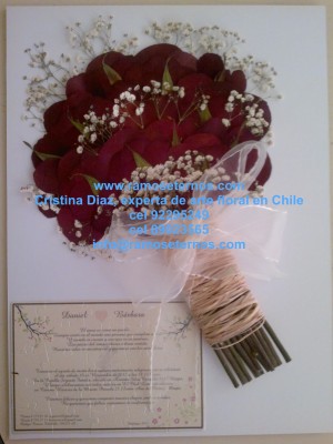 cristina diaz Anuncios gratis para novios en Santiago |  Ahora en Chile, conservacion de ramos de novia, http://www.ramoseternos.com, cristina diaz experta en arte floral