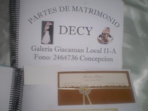 ximena Anuncios gratis para novios en Concepci&oacute;n |  Partes de matrimonio , Decy