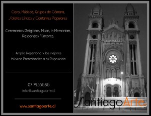 SANTIAGOARTE CORO Y MUSICOS Anuncios gratis para novios en Las Condes |  CORO MATRIMONIOS, MUSICOS PROFESIONALES, COROS, MATRIMONIO, 077955686, grupos de camara, trios, cuartetos, coros, solistas, visite nuestra web!