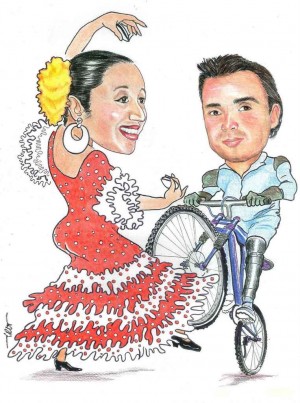 Carlos L&oacute;pez Oro Anuncios gratis para novios en Concepci&oacute;n |  Caricaturas para el recuerdo de los Novios, Caricaturas de Novios