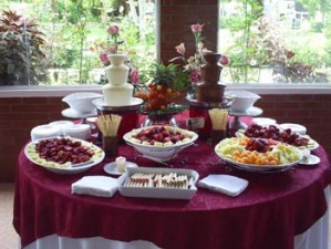 Digna Estrada Anuncios gratis para novios en Los Angeles |  Cascada de Chocolate en Los &Aacute;ngeles, Buffet