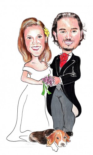 Carlos L&oacute;pez Oro Anuncios gratis para novios en Concepci&oacute;n |  Novios en Caricatura!, La caricatura de los Novios