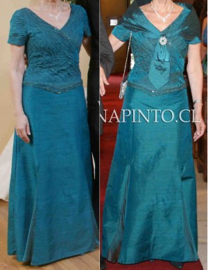 Bernardita Morey Anuncios gratis para novios en Providencia |  Vendo Vestido Madrina - Dise&ntilde;ador Luciano Brancoli, Talla 40