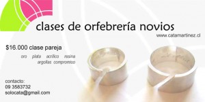 JOYAS CATA MARTINEZ Anuncios gratis para novios en Las Condes |  CLASES DE JOYERIA PARA NOVIOS, CREA Y DISE&Ntilde;A TUS PROPIAS ARGOLLAS DE MATRIMONIO