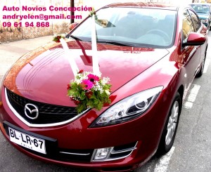 ANDREA CASTILLO A Anuncios gratis para novios en Concepci&oacute;n |  Auto de Lujo Exclusivo Novios Precioso Mazda 6 Desde $50.000 Concepci&oacute;n , AUTO ARRIENDO VEHICULO NOVIAS NOVIOS MATRIMONIOS CASAMIENTOS 