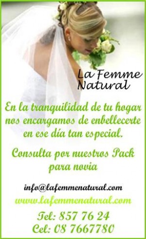 la femme natural Anuncios gratis para novios en La Florida |  preparo novias a domicilio, en la tranquilidad de tu hogar te enbelecemos en ese dia tan especial