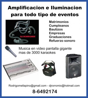 rodrigo Anuncios gratis para novios en Puente Alto |  MUSICA EVENTOS DJ VJ KARAOKE, MATRIMONIOS CUMPLEA&Ntilde;OS , AUDIO E ILUMINACION, Fiestas en General  ,Musica en pantalla Gigante con los Videos 